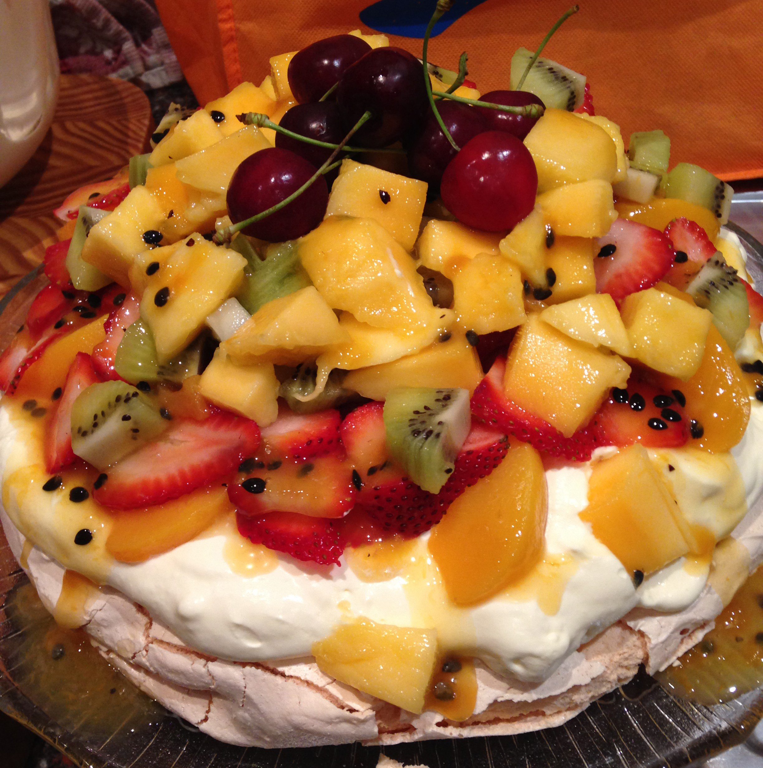 Fruit Pavlova